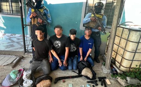 Capturan a supuestos pandilleros en Lomas del Carmen, San Pedro Sula
