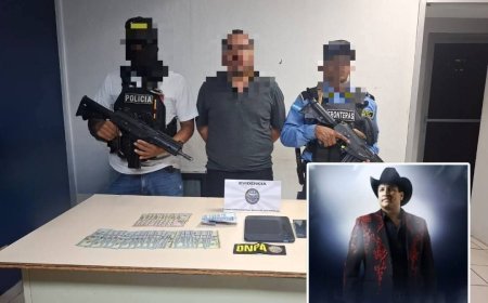 Policia de Honduras captura a piloto de cantante mexicano en el Tocontin, Tegucigalpa