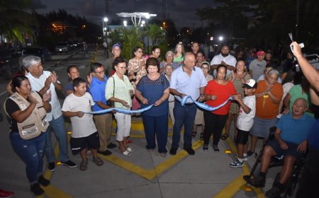 Alcaldia porteña inaugura boulevard y parquesito en barrio San Martin