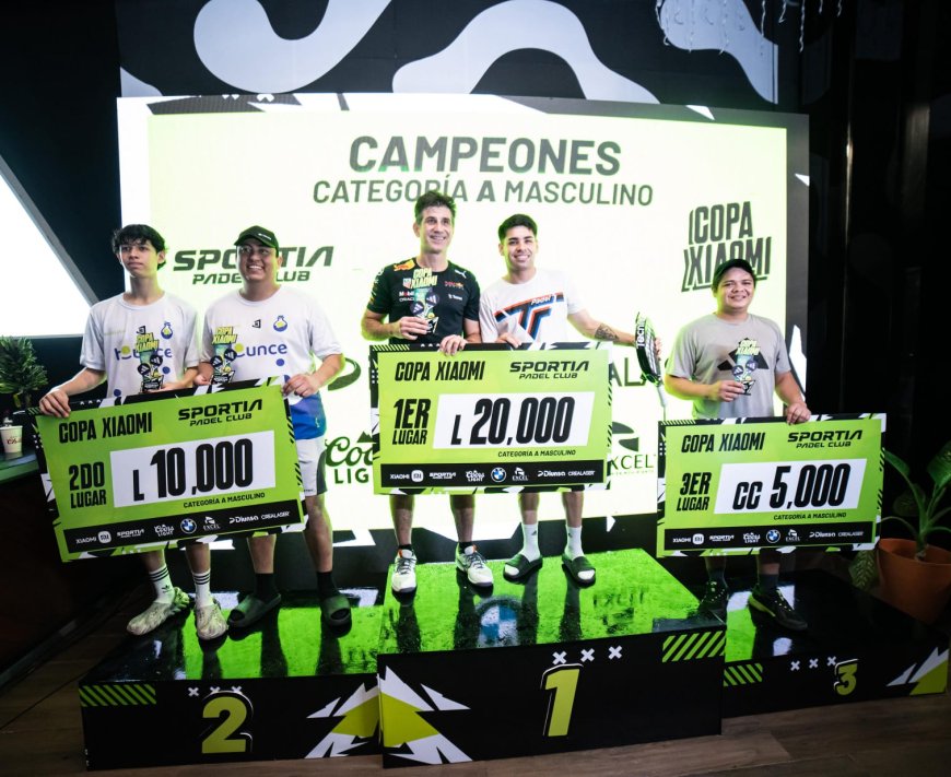 Sportia Pádel Club celebra su primer aniversario con espectacular final de la Copa Xiaomi