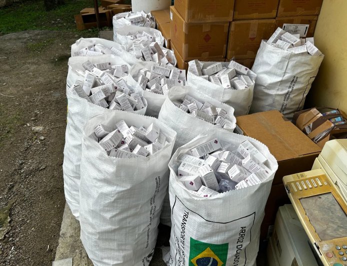 Encuentran lote de medicamentos vencidos en bodega de la alcaldia de La Lima