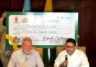 Alcaldia sanpedrana abona L10 millones de deuda a la comuna de La Lima.