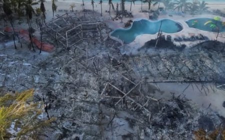 Perdidas millonarias y destrucción deja incendio de hotel en Islas de la Bahia