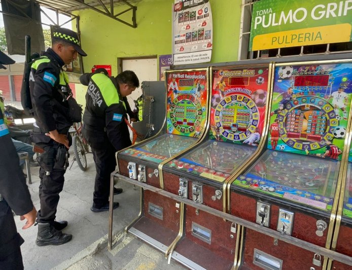 Alcaldia decomisa maquinas traga monedas en El Progreso, Yoro