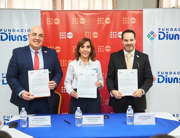 SPS: Fundación Diunsa y Fondo de Población de las Naciones Unidas en Honduras firman importante alianza de cooperación