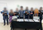 Capturan a cuatro con droga en El Progreso, Yoro.