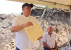 El Alcalde Walter Perdomo se reune con familias afectadas por falla geologica en Villanueva, Cortés