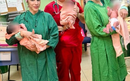 Nacen trillizos en el hospital Mario Catarino Rivas de SPS