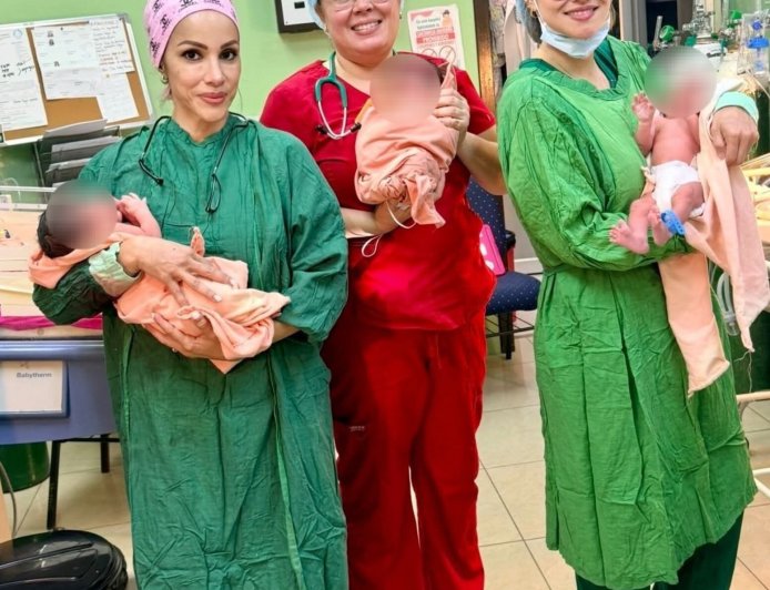 Nacen trillizos en el hospital Mario Catarino Rivas de SPS