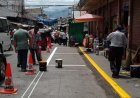 Alcaldia señaliza y ordena puntos de taxis en Tegucigalpa