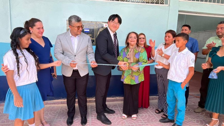 Gobierno de Honduras y Japón amplian y reconstruyen instituto en Francisco Morazán