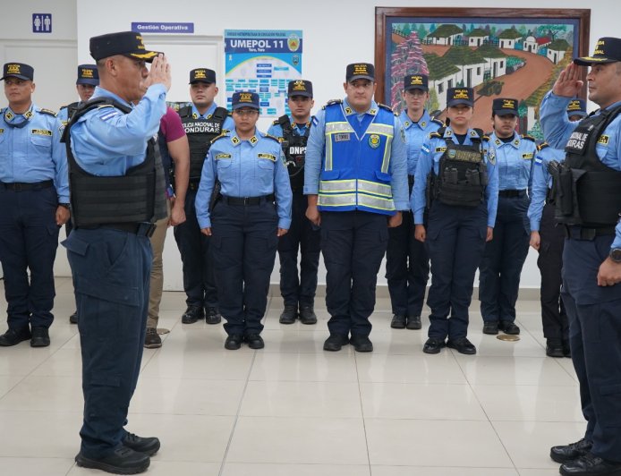 Asume nuevo jefe de la UMEP11 en El Progreso, Yoro