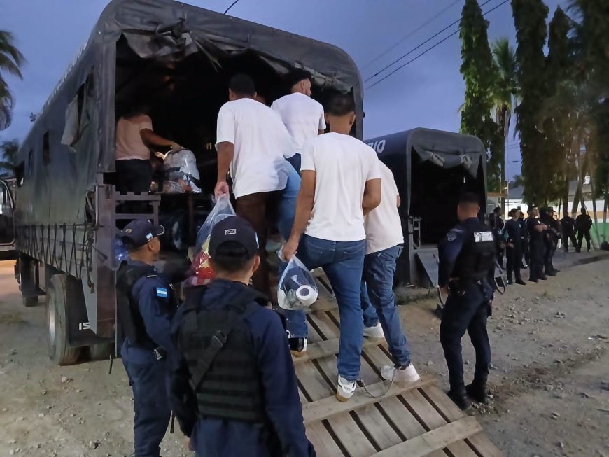 39 privados de libertad del penal de El Progreso son trasladados a otros penales.