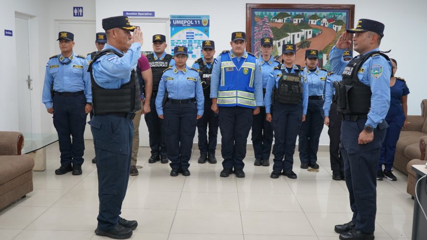 Asume nuevo jefe de la UMEP11 en El Progreso, Yoro