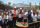 Mas de L2.2 millones invertirá la alcaldia porteña en techado de cancha en escuela en Baracoa.