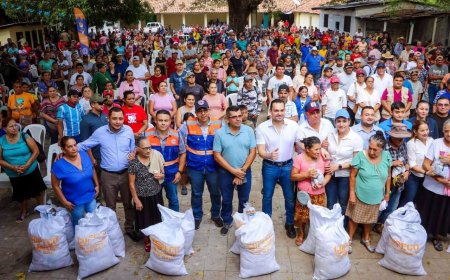 Gobierno lleva ayuda alimentaria a familias afectadas por sequia en el sur de Honduras