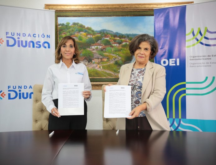 OEI y Fundación Diunsa firman convenio de cooperación para impulsar iniciativas de educación, inclusión y desarrollo social en Honduras