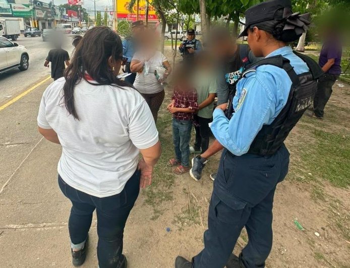 Refuerzan acciones para proteger a la niñez en condición de calle en El Progreso, Yoro