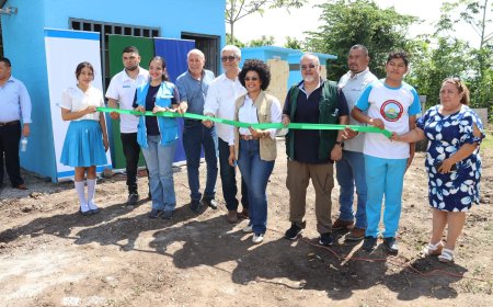 Colonia "Felipe Borjas" de Villanueva, Cortés, ya cuenta con moderno sistema de agua