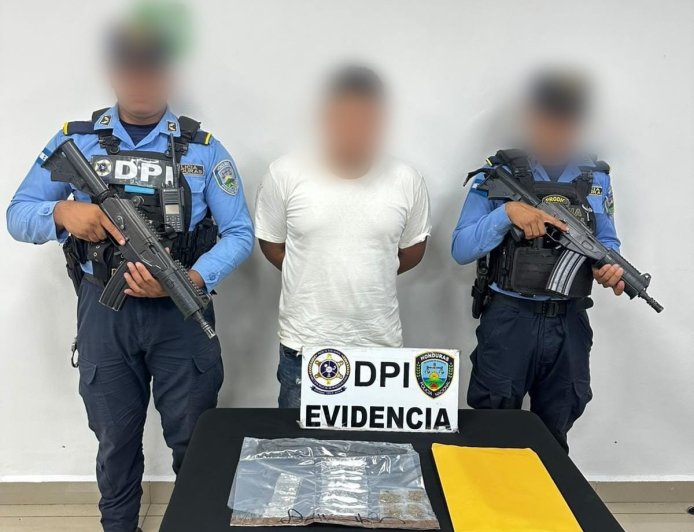 Capturan a supuesto distribuidor de droga en El Progreso, Yoro