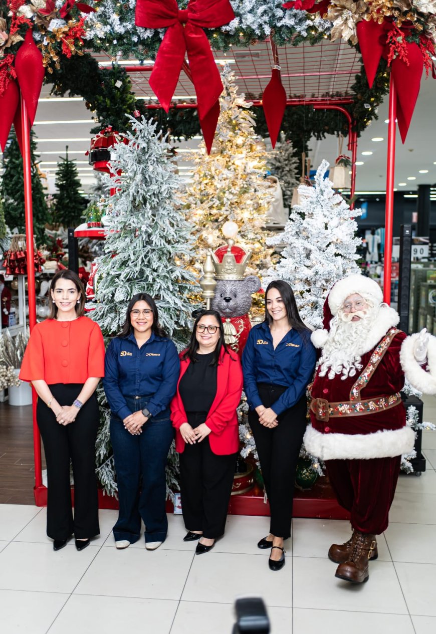 Diunsa da la bienvenida a la Navidad en el marco de sus 50 años de fundación