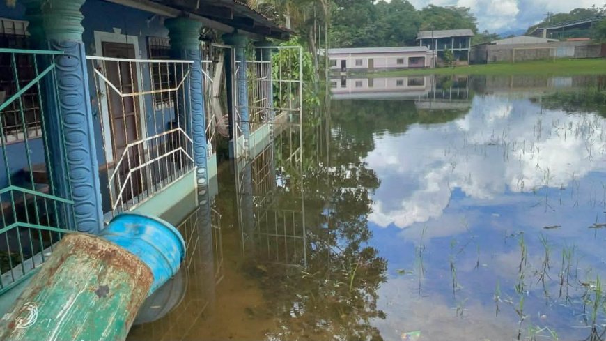Más de 50 familias dejan sus casas por crecida del nivel del Lago de Yojoa